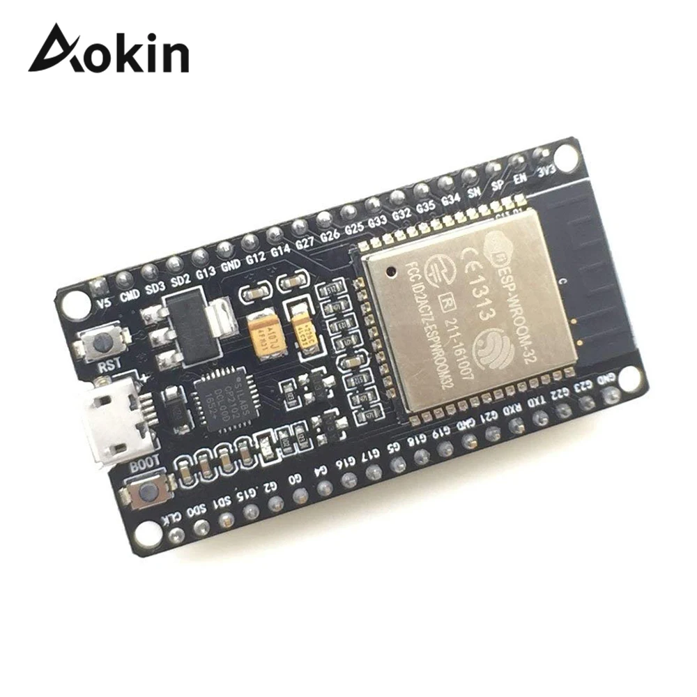 

Esp32 Esp32s Esp-32 Esp-32s Cp2102 Wireless Wifi Bluetooth Development Board Micro Usb Dual Core Power Amplifier Filter Module