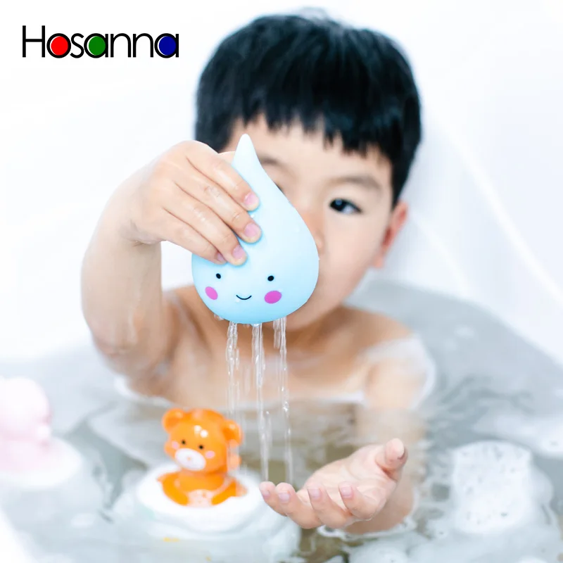 Watering Bath Toys For Baby Hair Wash Tool Rain Cloud Thunder Cloud Animal S 