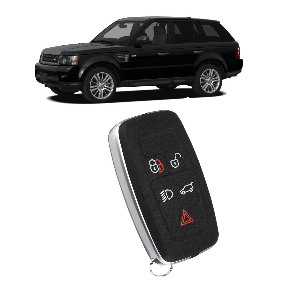 New 5 Button Lock Unlock Remote Low Beam Car Key Trunk Panic Fob Case Shell For Land Rover Range Rover Sport 2010 2011 2012 Car Key Aliexpress