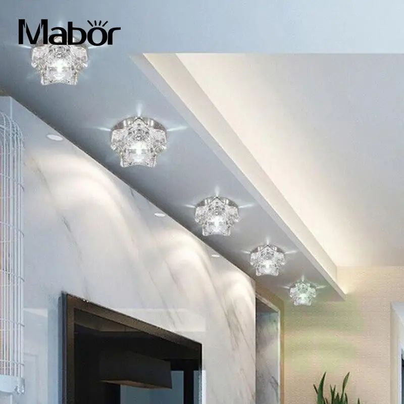 

Crystal LED Ceiling Light Fixture Lotus Pendant Lamp Lighting Decor