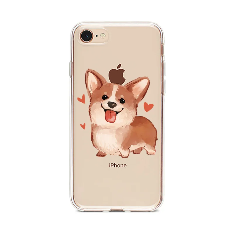 Силиконовые ТПУ чехлы для iPhone 6 6s 7 8 Plus X XR XS максимальный чехол телефона x xr xs