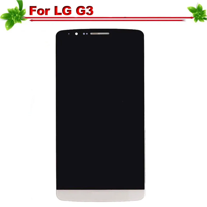 IPS for LG G3 LCD Display With Frame Touch Screen Digitizer Assembly Replacement for LG G3 D850 D851 D855 LCD Display