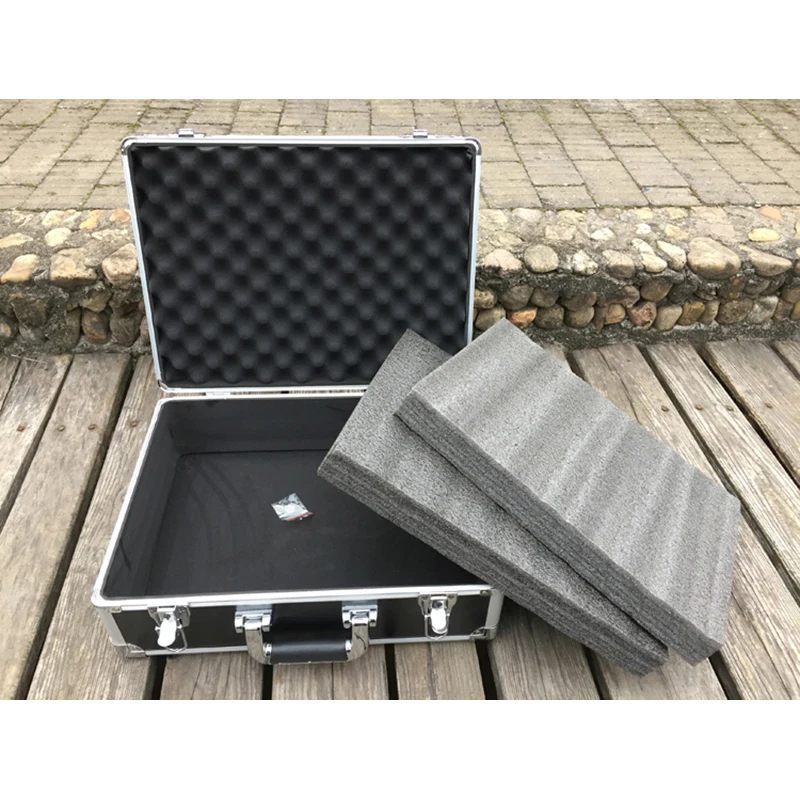 Hand-held Aluminum Alloy Toolbox Household Maintenance Toolbox Certificate Receiving Box Magic Projects Box shipping free