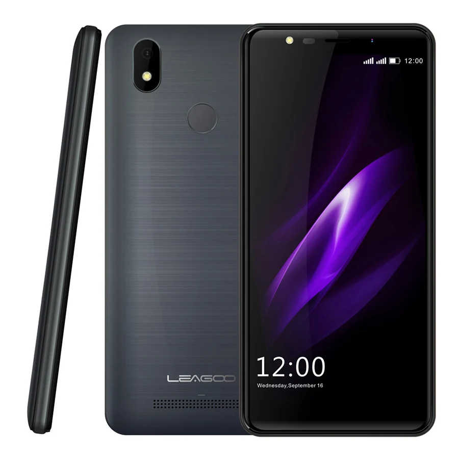 LEAGOO M10, мобильный телефон, 5,45 дюймов, HD, 3g, четыре ядра, 1 ГБ ОЗУ, 8 Гб ПЗУ, 18:9, ips экран, Android SC7731E, две sim-карты, сканер отпечатков пальцев, смартфон