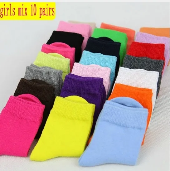 20 шт. = 10 пар носков, комплект для маленьких мальчиков и девочек, хлопковые Дышащие Носки ярких цветов, стильные носки, мягкие носки для малышей - Цвет: NO18