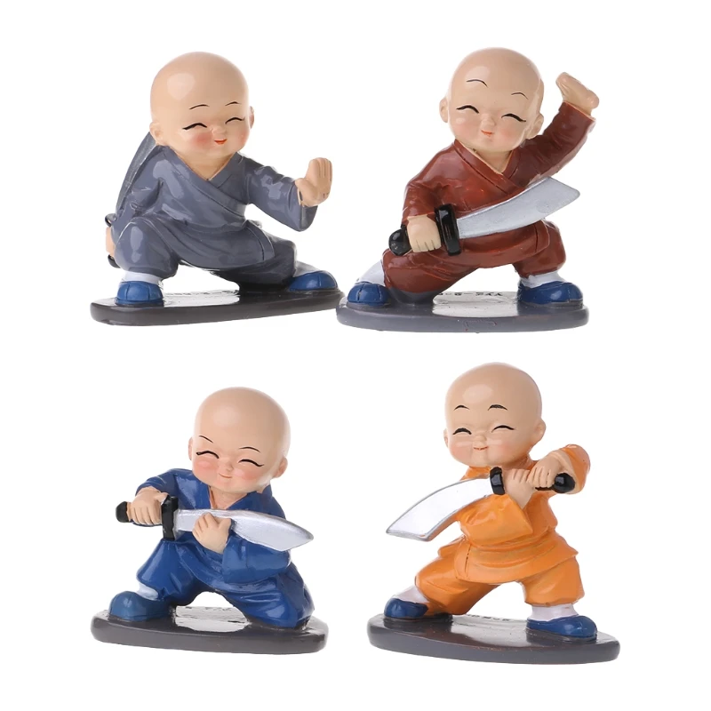

Monk Ornament Shape #3 Resin Miniature Garden Home Car Decor Craft DIY Home Decoration Accessories