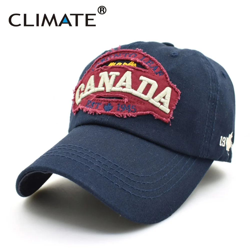 CLIMATE Men Baseball Cap Canada New Fashion Hat Men Women 3D Logo Cool