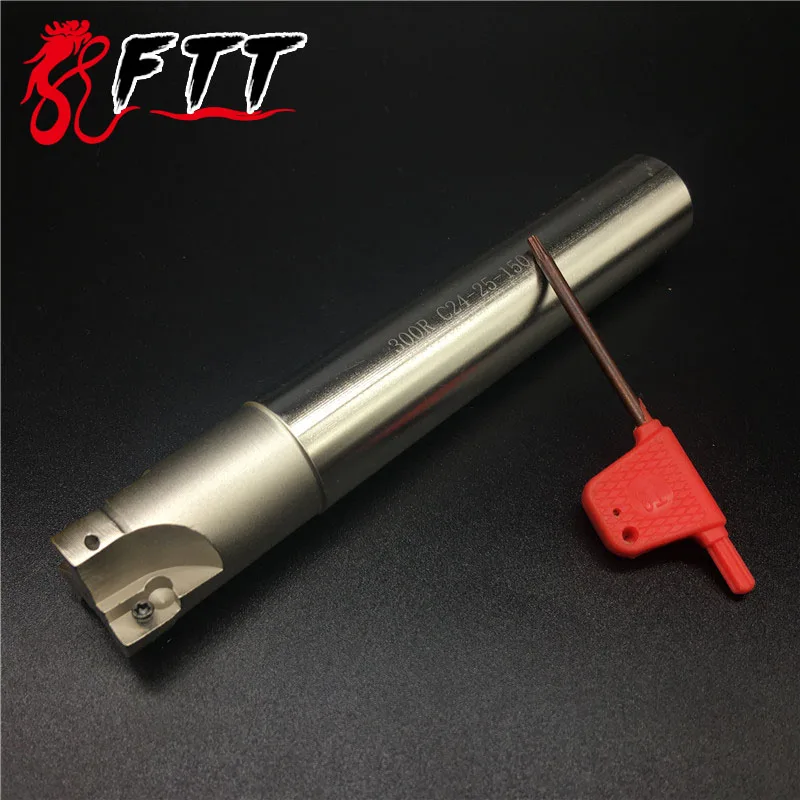 

apmt1135 BAP300R C24 25 150 25mm 150length Milling Cutter Holder Roughing Pocket Sloot Plung Shoulder Copy milling