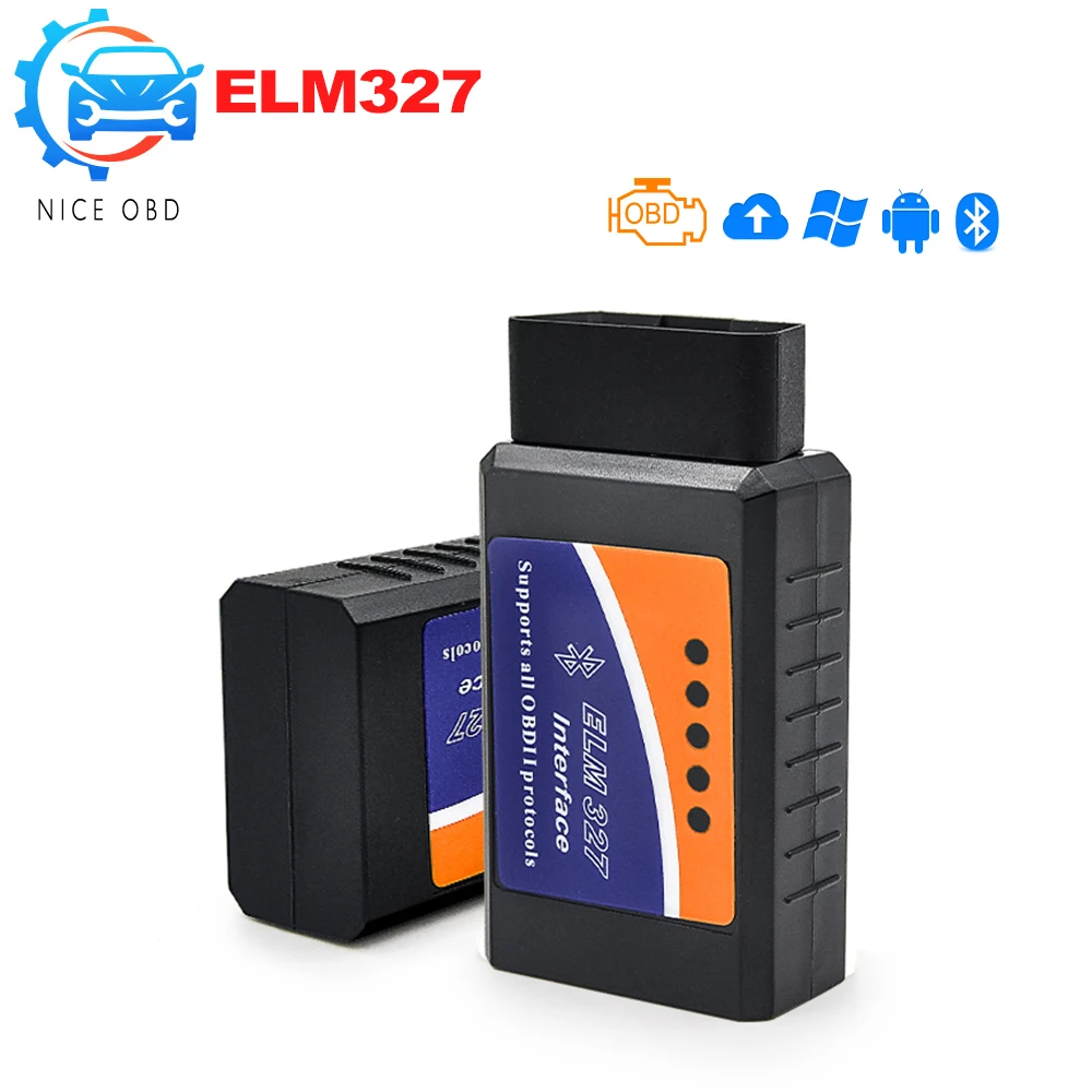 Мини ELM 327 OBD 2 Bluetooth сканер версия 1 5 диагностический инструмент на Android OBDII ELM327 V1.5