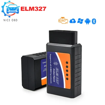 

MINI ELM 327 OBD 2 Bluetooth Scanner Version 1.5 Diagnostic tool On Android OBDII ELM327 V1.5 Code Scanner With Chip PIC18F25k80