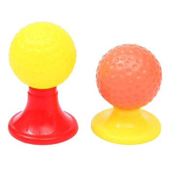 

WOTT Best Sale Golf Set Putter Plastic 3 Balls + 2 Tees + 3 golf Cue+ Golf Hole Kids Toy