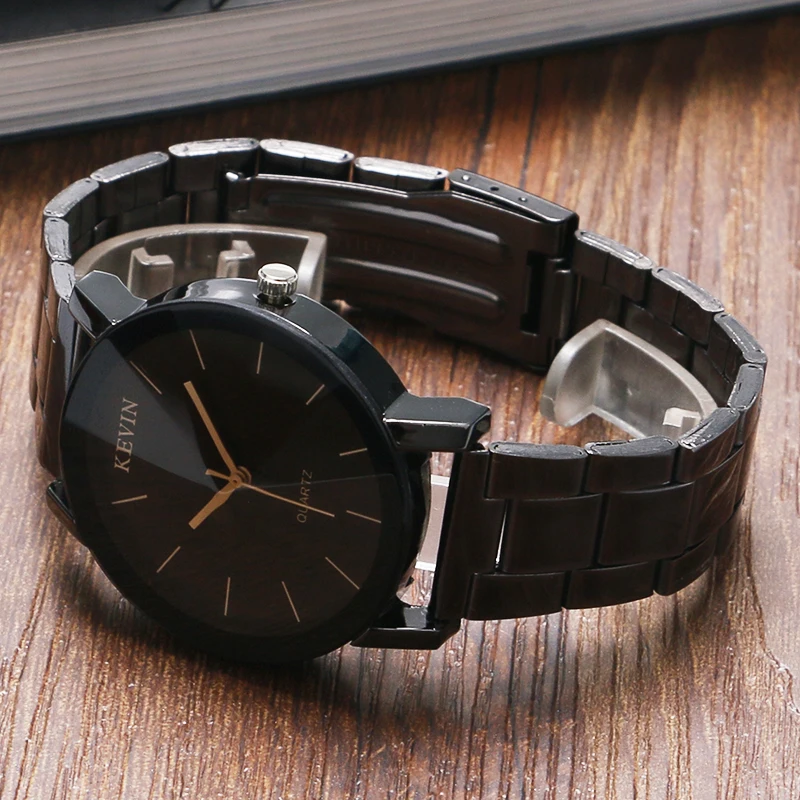 Мужские часы Топ бренд Кевин женские минималистичные кварцевые наручные часы полностью из нержавеющей стали простой аналог Relogio Masculino