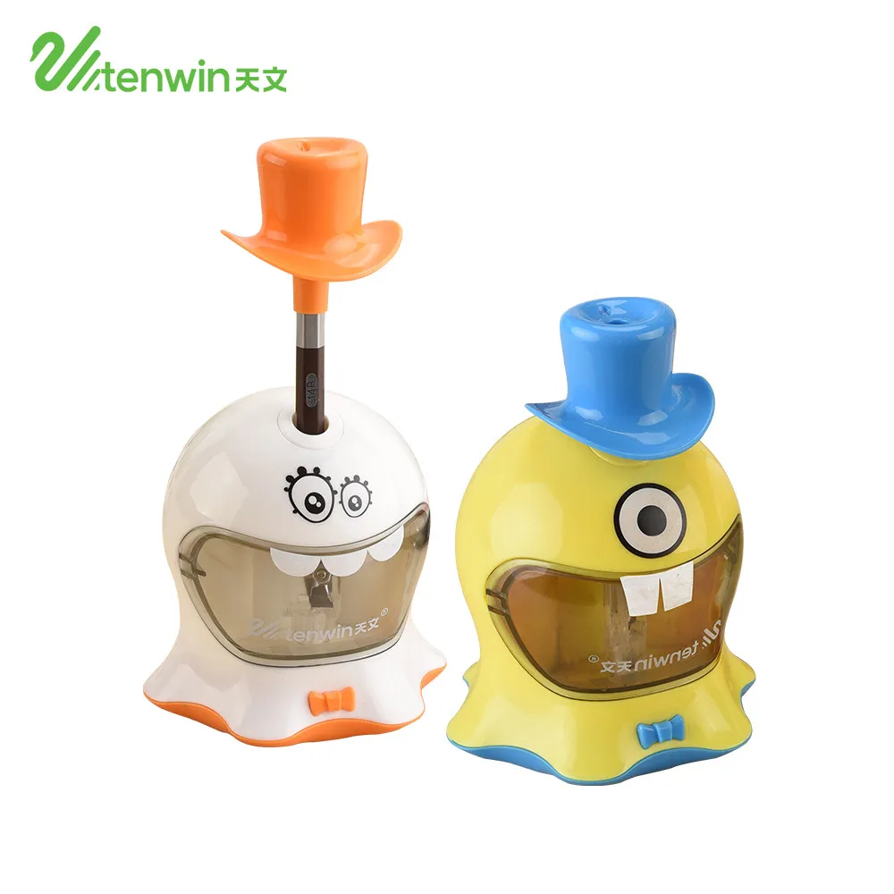

TENWIN Electronic Pencil Sharpener Creative Cute Student Electric Sharpener One Hole Apply To Pencil Of 6-8mm pen cutter