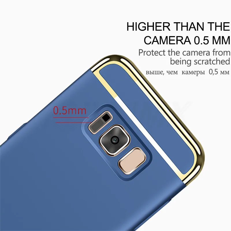 Shockproof Hard Phone Case For Samsung Galaxy A3 A5 A7 J3 J5 J7 2016 2017 S7 Edge S8 S9 A8 Plus 2018 Back Cover Protection Case