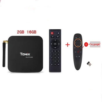

tanix TX6 DDR3 2GB RAM 16GB ROM 100M LAN Android 9.0 TV Box 4K Smart Box