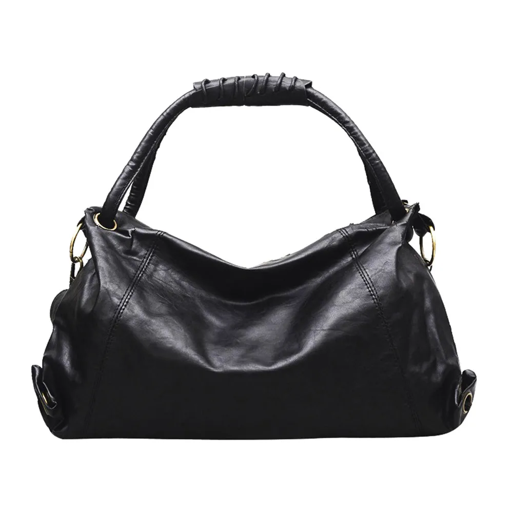 

women bags leather skull bag girls bag Women Girl Fashion Leather Hobos Handbag Shoulder sac transparent