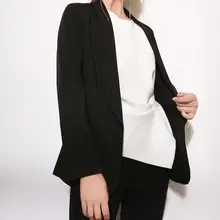 Маленький костюм куртка Женский Тонкий Средний-длинный повседневный костюм для всех Топы блейзеры 0724