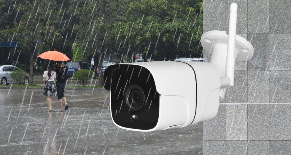 5MP H.265 беспроводная Wi Fi камера Аудио Обнаружение движения металлический