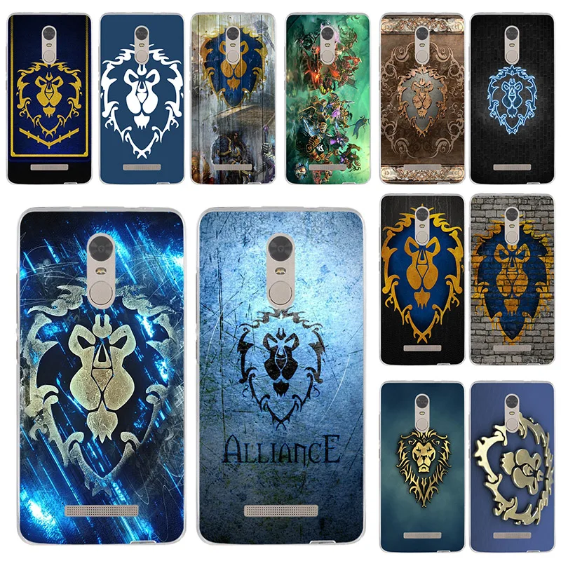 

The Alliance World of Warcrafts Logo For Xiaomi Mi Redmi Note 3 3S 4 4X 4A 5 5S 5A 6 6A 8 A1 Pro Plus Max 3 Shell Soft Silicone