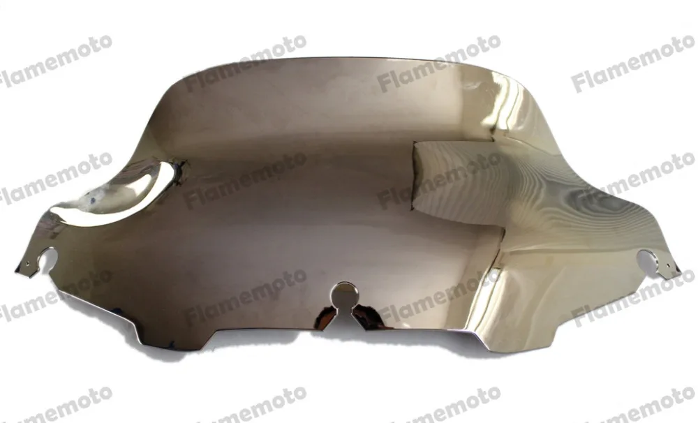 

8" Motorcycle Parts Wave Windshield Windscreen For Harley Touring LHT FLHTC FLHX 1996-2013