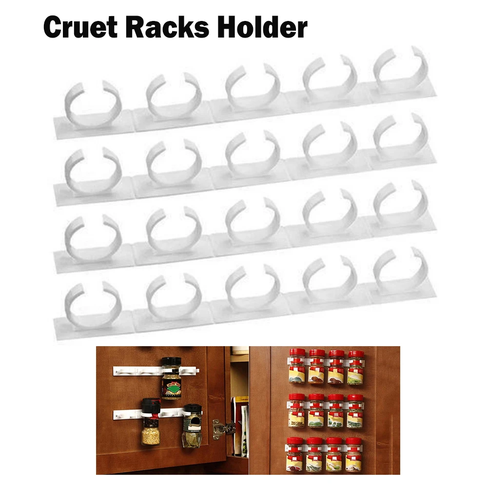 

2 pcs Storage Rack Cruet Racks , Kitchen Cruet Holder Supplies Plastic Rack Kitchen Storage Organizer Tools accessories