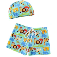 Пляжные шорты для мальчиков детские плавки с рисунком животных детские спортивные купальные костюмы для мальчиков купальные От 3 до 9 лет Лидер продаж