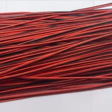 22 AWG 2 Pin одноцветная Светодиодная лента красный/черный соединительный провод 20 см DIY кабель! 200 шт/лот