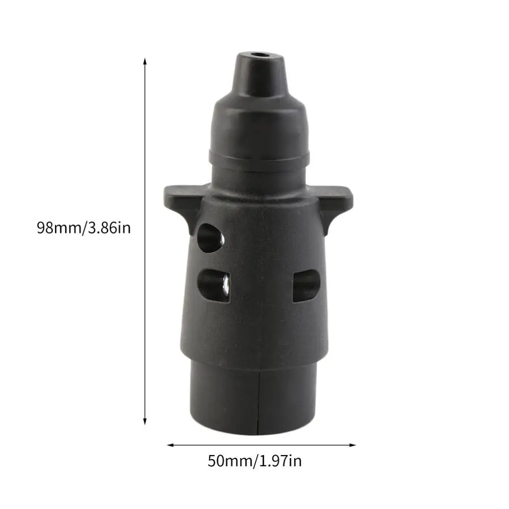 

"12V 7 Way Round Standard European Car Plug Connector Plastic Car Trailer 7 Pin Socket Plugs For Trailers Car Accessories "