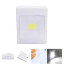 3 Вт COB Светодиодный настенный выключатель беспроводной шкаф беспроводной затемняемый Ночной светильник на батарейках HVR88