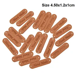 Handmade Leather Labels for Clothing and Sewing Accessories - Pack of 20 (YC01XJH021-02)