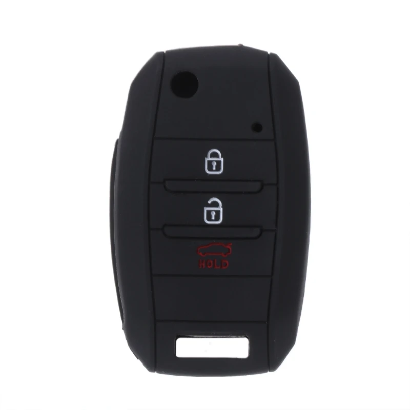

3 Buttons Silicone Car Key Fob Cover Case Protector For Kia Ceed Sorento
