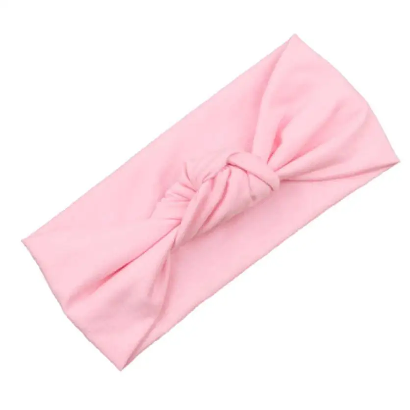 

2018 Baby Toddler Cute Girls Kids Bow Hairband Turban Knot Rabbit Headband Headwear 5.9