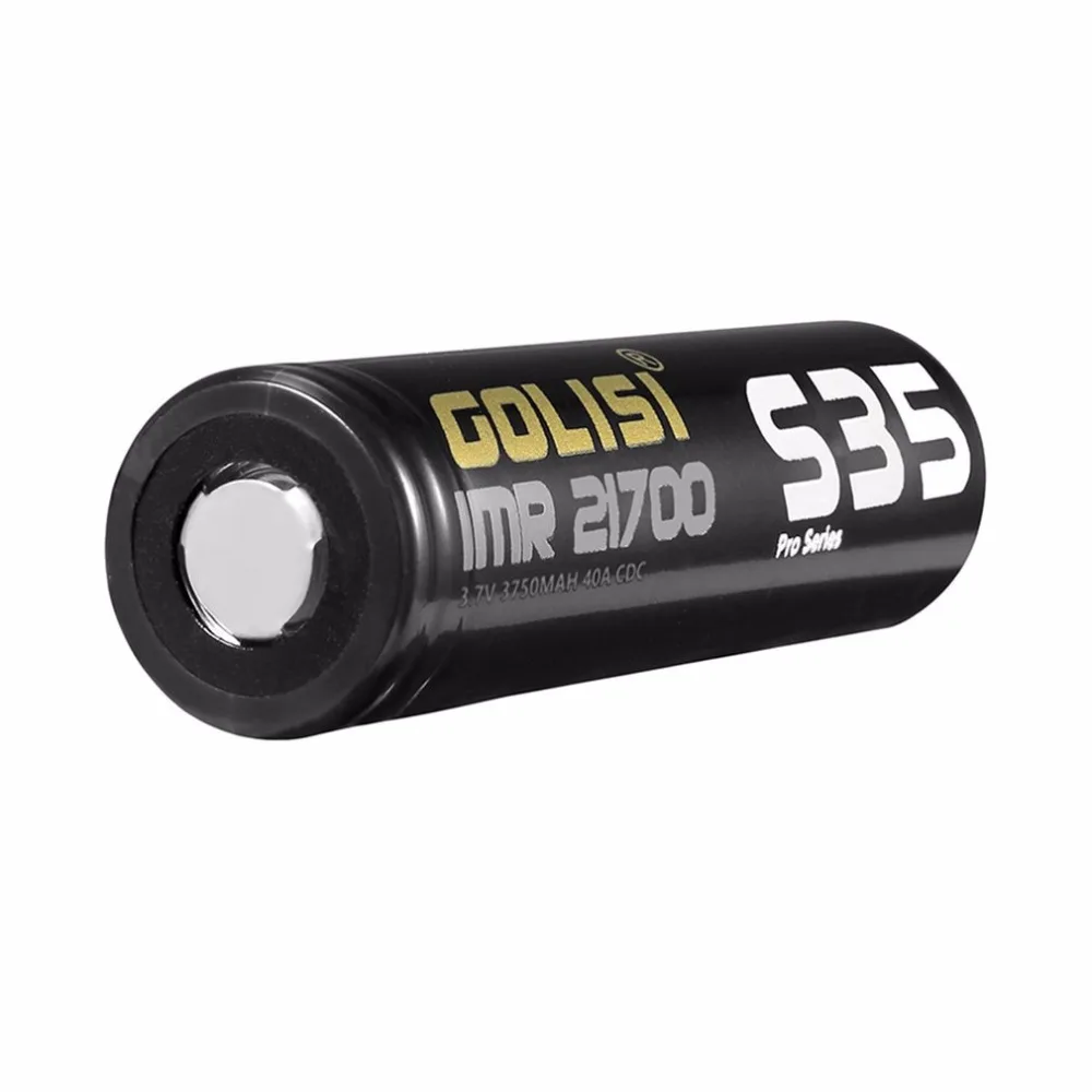 1 шт. Оригинал GOLISI S35 Li Ion 21700 перезаряжаемая батарея 3 7 V 3750mAh литиевая для