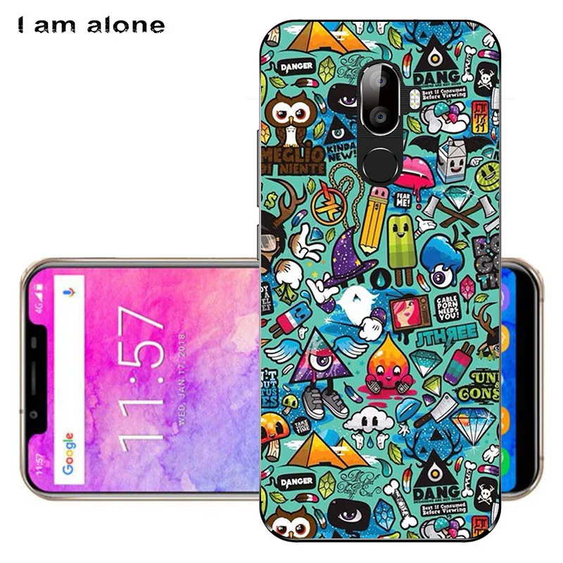 Чехлы для телефонов I am alone для Oukitel U18, 5,85 дюйма, ТПУ, милые Модные Цветные Чехлы для мобильных телефонов Oukitel U18 - Цвет: Solf TPU F8