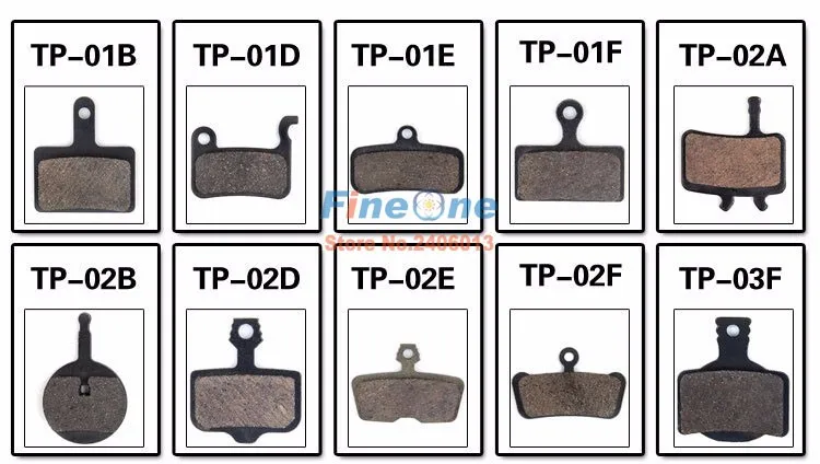 Не Асбестовые велосипедные дисковые Тормозные колодки всех размеров все формы MTB велосипедные тормозные колодки клипер накладки низкий уровень шума полу-металлическая подкладка