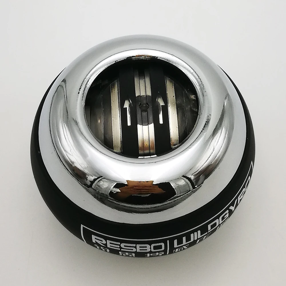 48LBS Golden Power Strengthen Wrist Ball Metal Forearm Muscle Training Pressure Relieve Gyro Ball Force Gyroscope Fitness Ball A