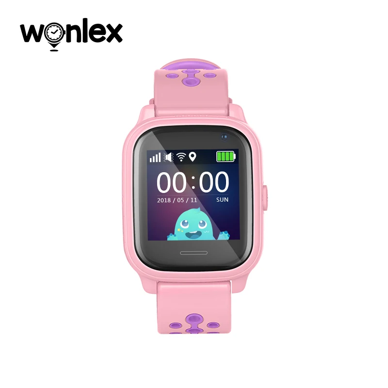 Wonlex KT04 1,3 дюйма ips Водонепроницаемость IP67 плавательные Часы Анти-потеря с gps/LBS/WiFi gps позиционирование SOS помощник умные часы