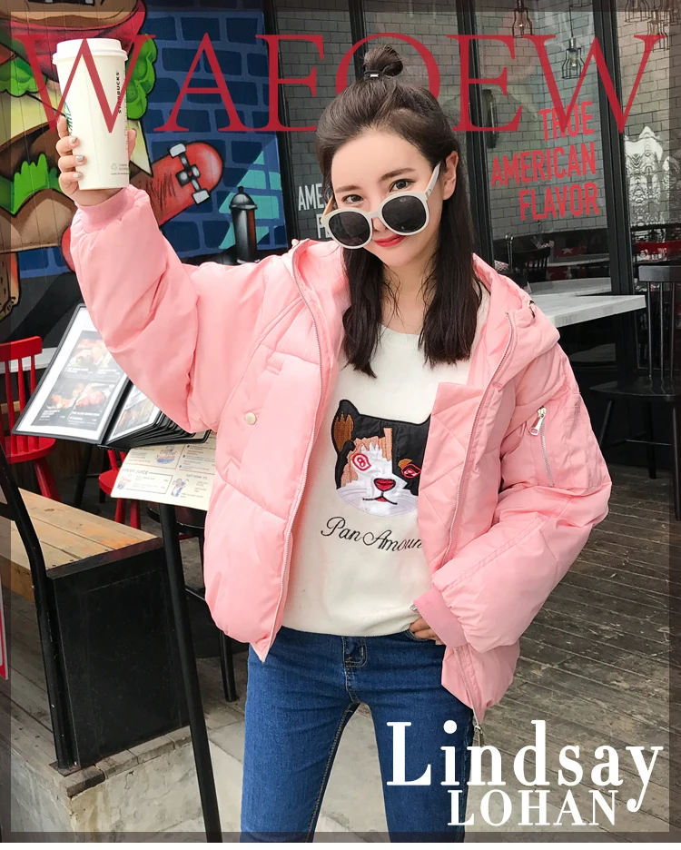2018 New Autumn Jacket Parka Winter Solid Hooded Coat Women's Warm Down Outwear Thick Casual Cotton-Padded Jackets Coats Lovers (2)