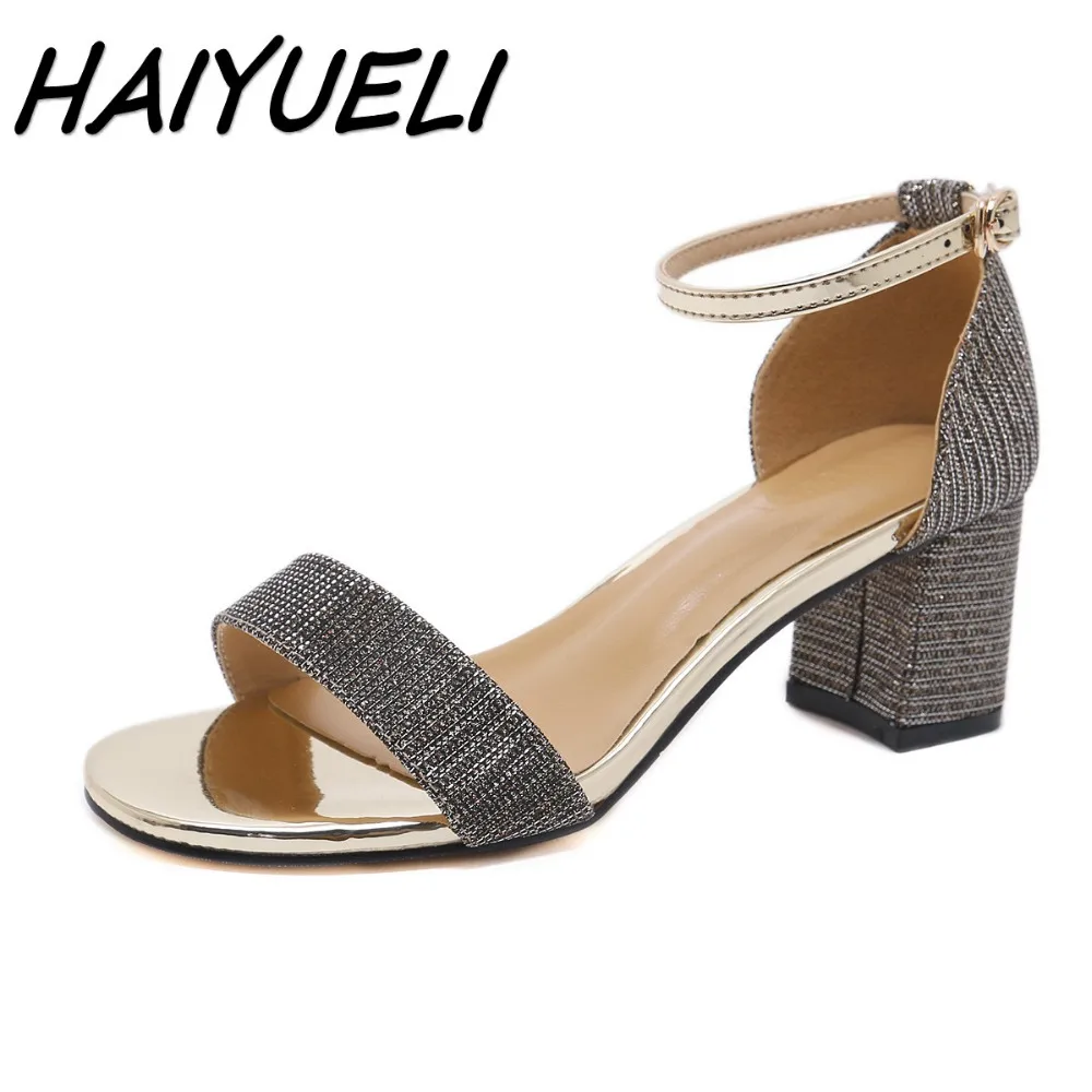 square heel sandals
