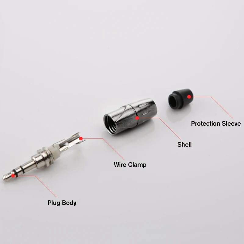 Soundking 1/8 &quot3 5 вставной фланец дизайн используется для Iphone Ipad 3 стерео разъем легко