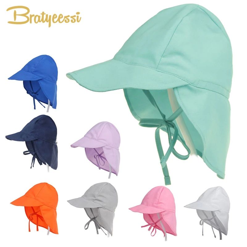 Chapeau De Soleil Pour Bebe Spf 50 Casquette D Ete Ajustable Pour Garcons Et Filles Chapeau De Voyage De Plage Accessoires Pour Enfants Tailles S L Aliexpress