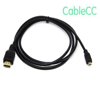 

Micro HDMI to HDMI HD data line mobile TV projector display Square mode Digital camera camera MP4 and other micro