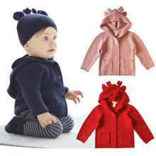 

Autumn Winter Sweater Children Christmas Elk Clothes Knitted Cardigan Sweaters Clothing for Boys Girls Long Sleeve Jackets Coat