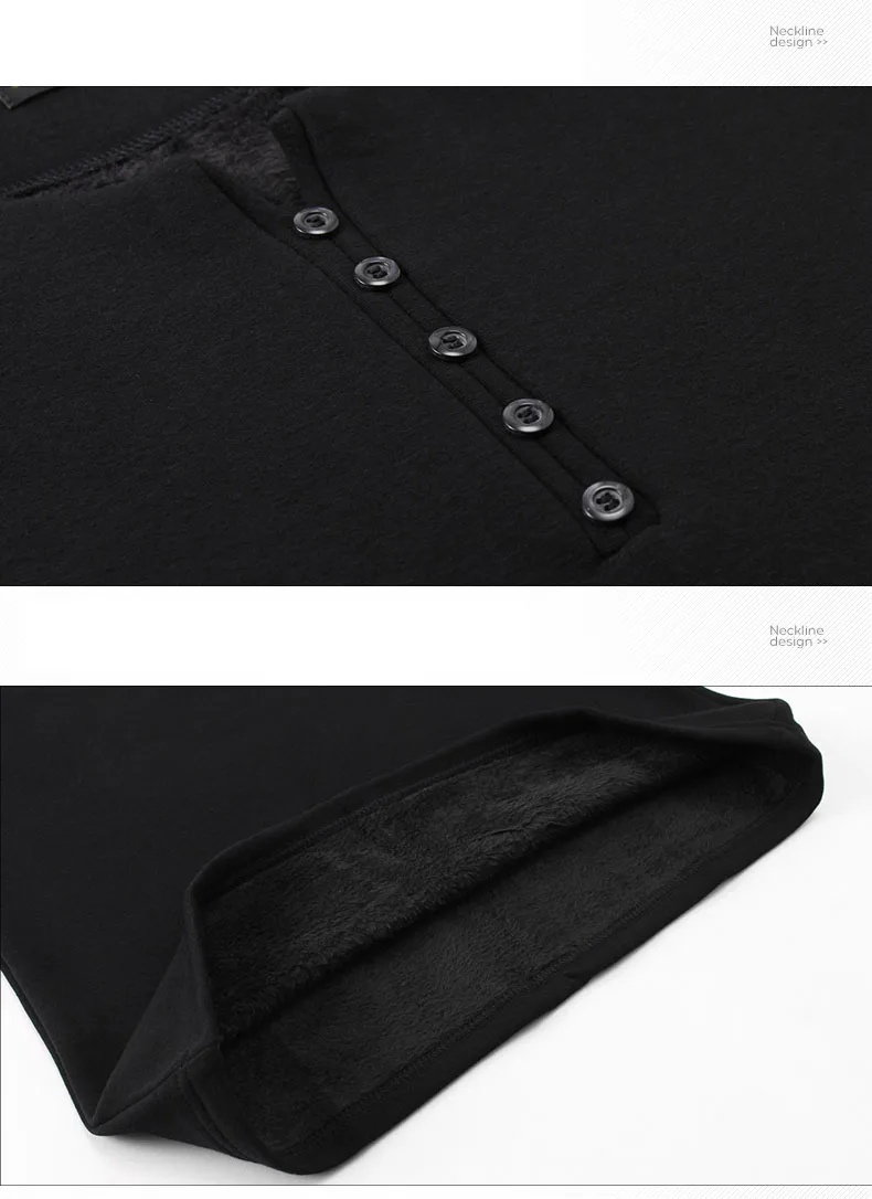 men's cotton undershirts long sleeve underwear mens fashion 2019 clothes plus velvet thickening shirts button bottom shirt tops (3)