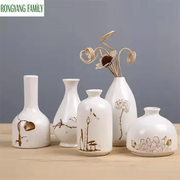 

Modern Stylish Ceramic Vase Creative Flower Holder Porcelain Arts Crafts Decoration Vase Wedding Home Decor Fashion Jardiniere