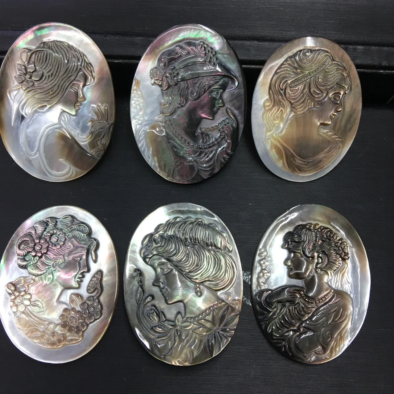 Wholesale 100 Pieces 30*40mm Natural Blacklip Mother of