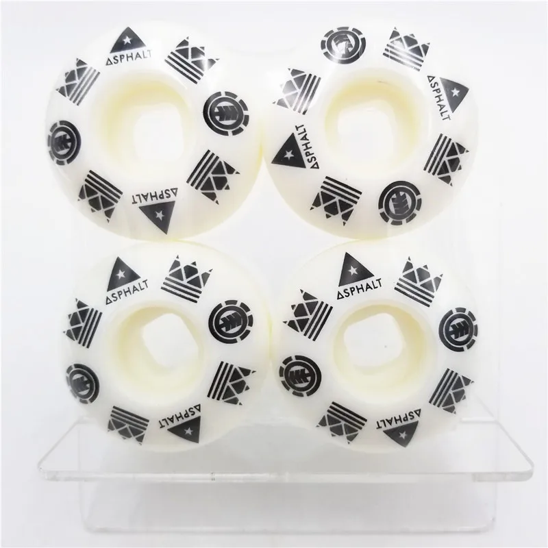 USA العلامة التجارية عنصر برو الرسومات لوح التزلج عجلات PU عجلات تزلج الشارع الطريق أربعة لوح التزلج عجلات ل روداس دي تزلج 52 ملليمتر