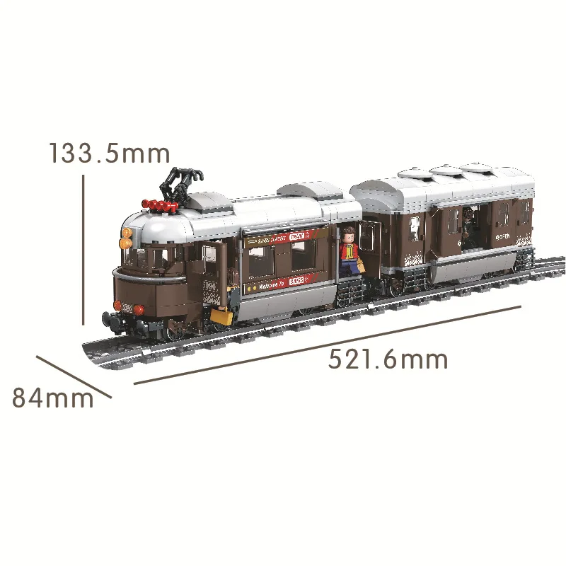Winner, новинка 5090, Швейцарский классический поезд, город, техническая модель, строительные блоки, кирпичи, Детские DIY игрушки для детей, развивающие