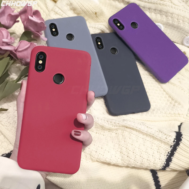 

Soft Colorful Silicon Case for Xiaomi Redmi Note 7 6 5 pro 4X 5A 6A 5 plus Cover Cases for Xiaomi Mi 8 9 SE Mi A2 Lite A1 Play