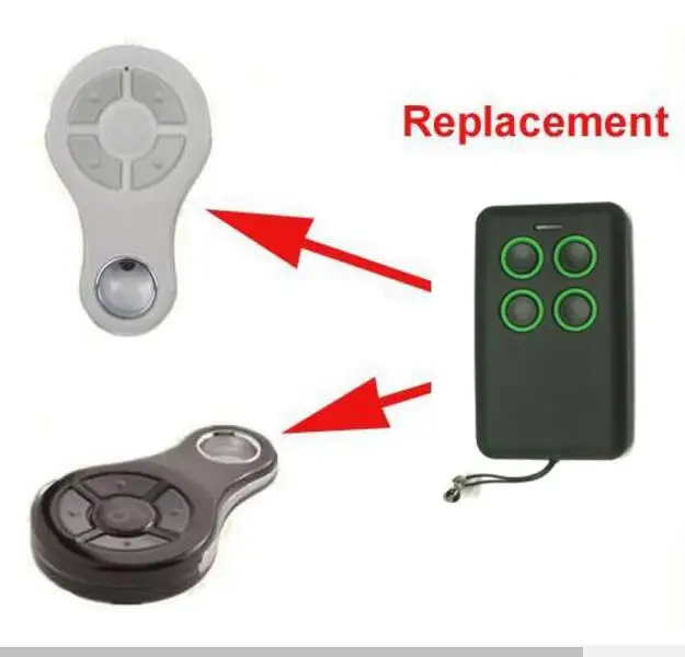 

Free Shipping KEY SUB-44R Rolling Code Remote Control Gate Opener Replacement good